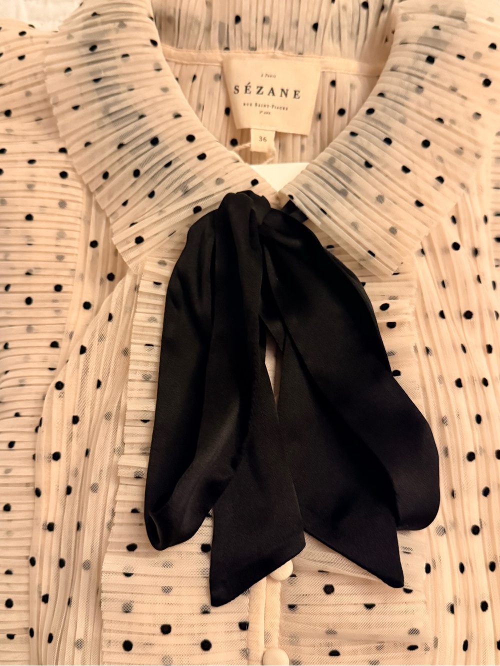 🌱NWT - Sezane JOLA Blouse in size 4 - Picture 12 of 16